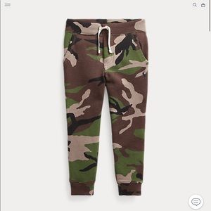 Like New: Polo by Ralph Lauren Camo Fleece Jogger Pants